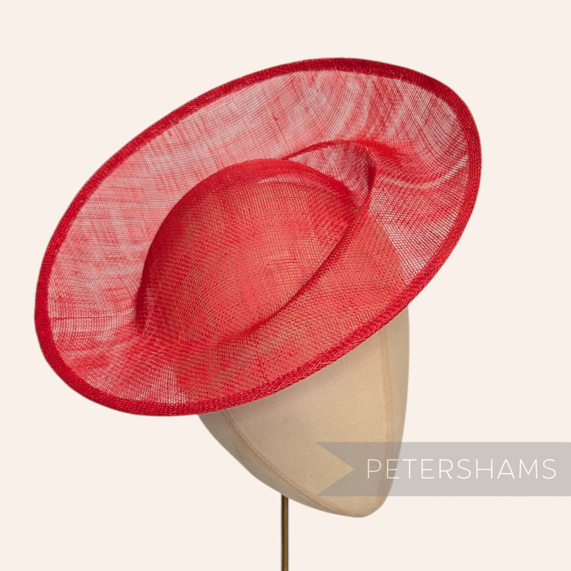 'Cindy' Sinamay Orbital Pleat Fascinator Hat Base