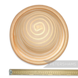 Vintage 1990s Crinoline & Poly-Braid Rolled Edge Hat Base