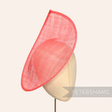 'Diana' 31cm Pointed Scallop Sinamay Fascinator Hat Base