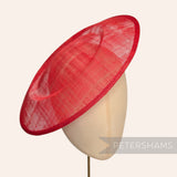 29cm Large Round Saucer Sinamay Fascinator Hat Base