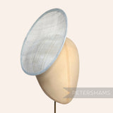 Rounded Scoop 21cm Sinamay Fascinator Hat Base