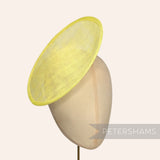 Rounded Scoop 21cm Sinamay Fascinator Hat Base