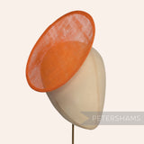 Rounded Scoop 21cm Sinamay Fascinator Hat Base