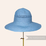 Decorative Open Side Crown Vent Paper Capeline - 10"