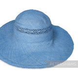 Decorative Open Side Crown Vent Paper Capeline - 10"