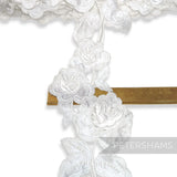 Climbing Rose 9cm Vintage 1980/90's Satin Applique Lace Trim - 1m
