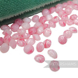 5mm Vintage 1970/80's Marbled Smooth Dome Chatons - 72 Pieces