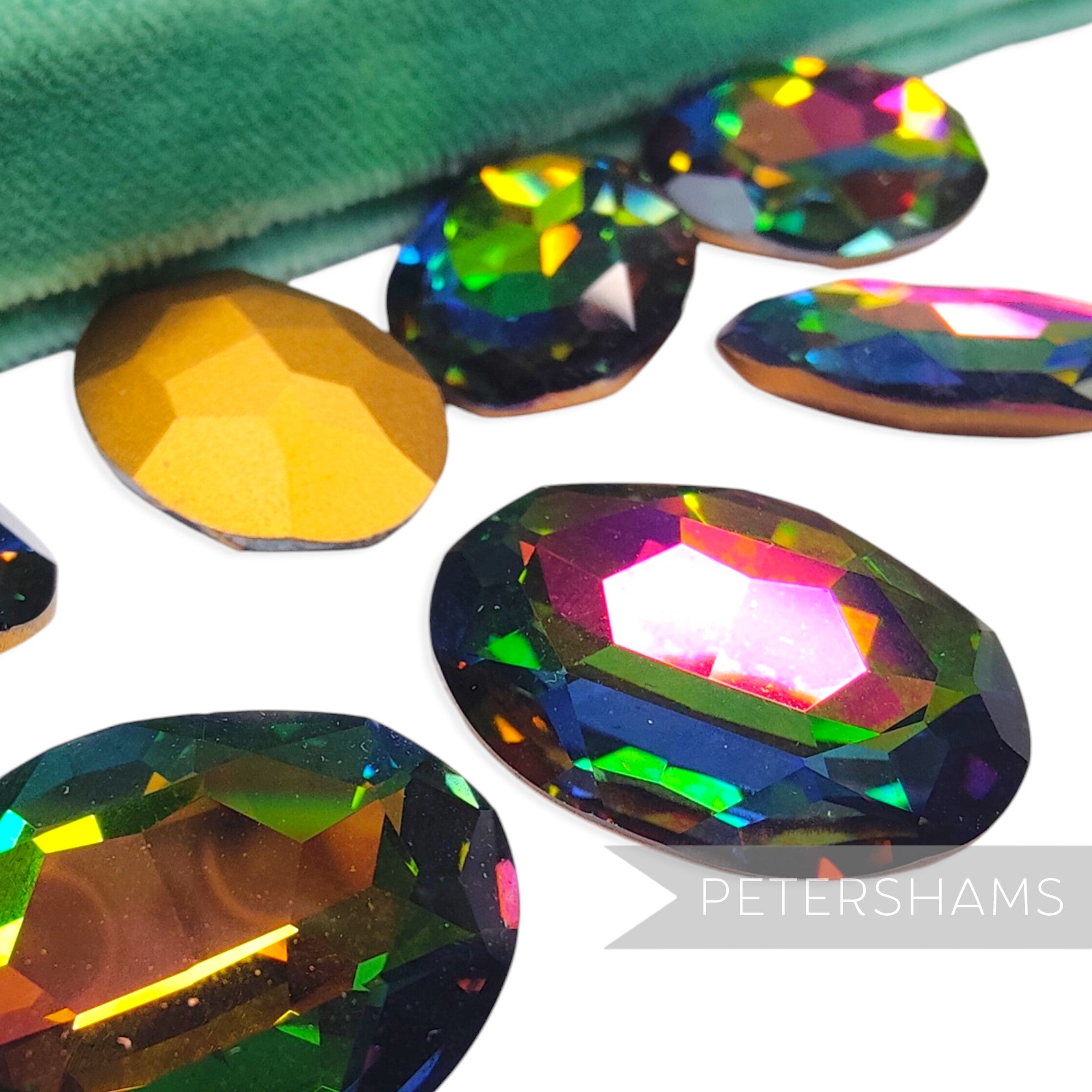 Swarovski '4127' 30x22mm Vintage 1980's Oval Glass Crystal