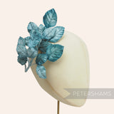 'Kayla' Velvet Wired Leaf Millinery Hat Mount