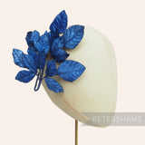 'Kayla' Velvet Wired Leaf Millinery Hat Mount