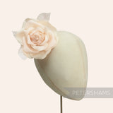 'Brianna' Silk 12cm Rose Millinery Fascinator Flower Hat Mount