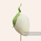 'Alyssa' Vintage 1940/50's German Wired Tulip Leaf Stems - 36 Stems