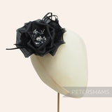 'Reece' 13cm Silk & Velvet Millinery Flower Hat Mount