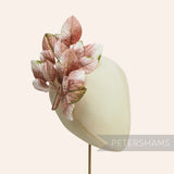 'Myra' Velvet Wired Leaf Millinery Hat Mount