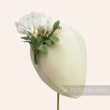 'Lara' Vintage Sweet Pea Silk Flower Millinery Hat Mount