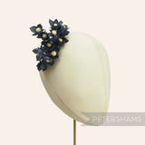 'Rhea' Vintage 1950's Wild Flax Flower Millinery Hat Mount