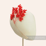 'Eden' Vintage 1950/60's Japanese Velvet Petite Grape Leaf Millinery Mount