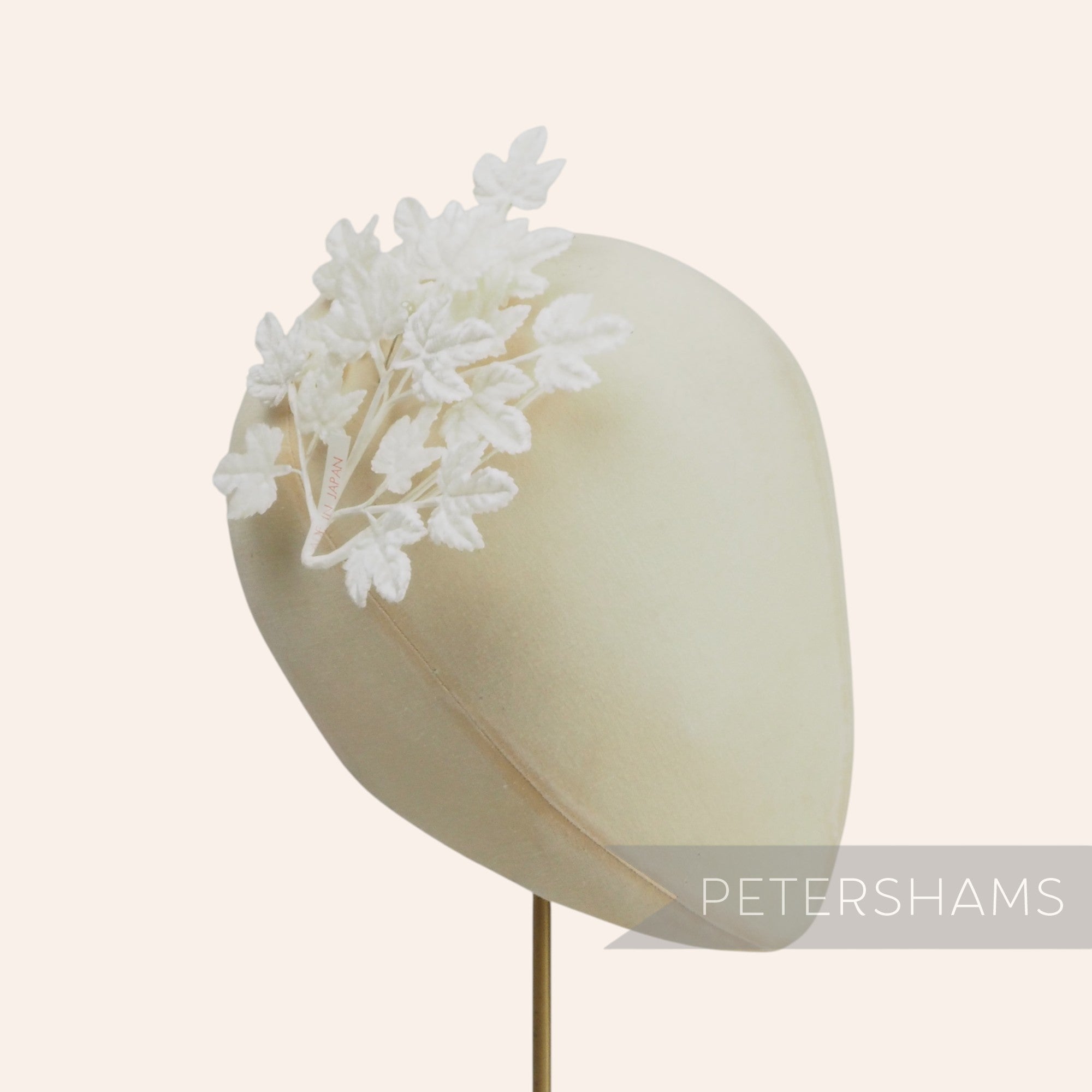 'Eden' Vintage 1950/60's Japanese Velvet Petite Grape Leaf Millinery Mount