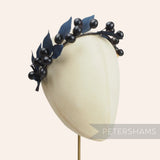 'Elodie' Vintage 1940/50's German Wired Cherry Vine Millinery Spray