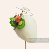 'Kiara' Vintage Wired Fruit Spray & Leaves