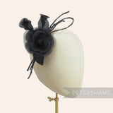 'Cynthia' Silk and Organza Flower Blossom Millinery Hat Mount