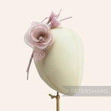 'Cynthia' Silk and Organza Flower Blossom Millinery Hat Mount