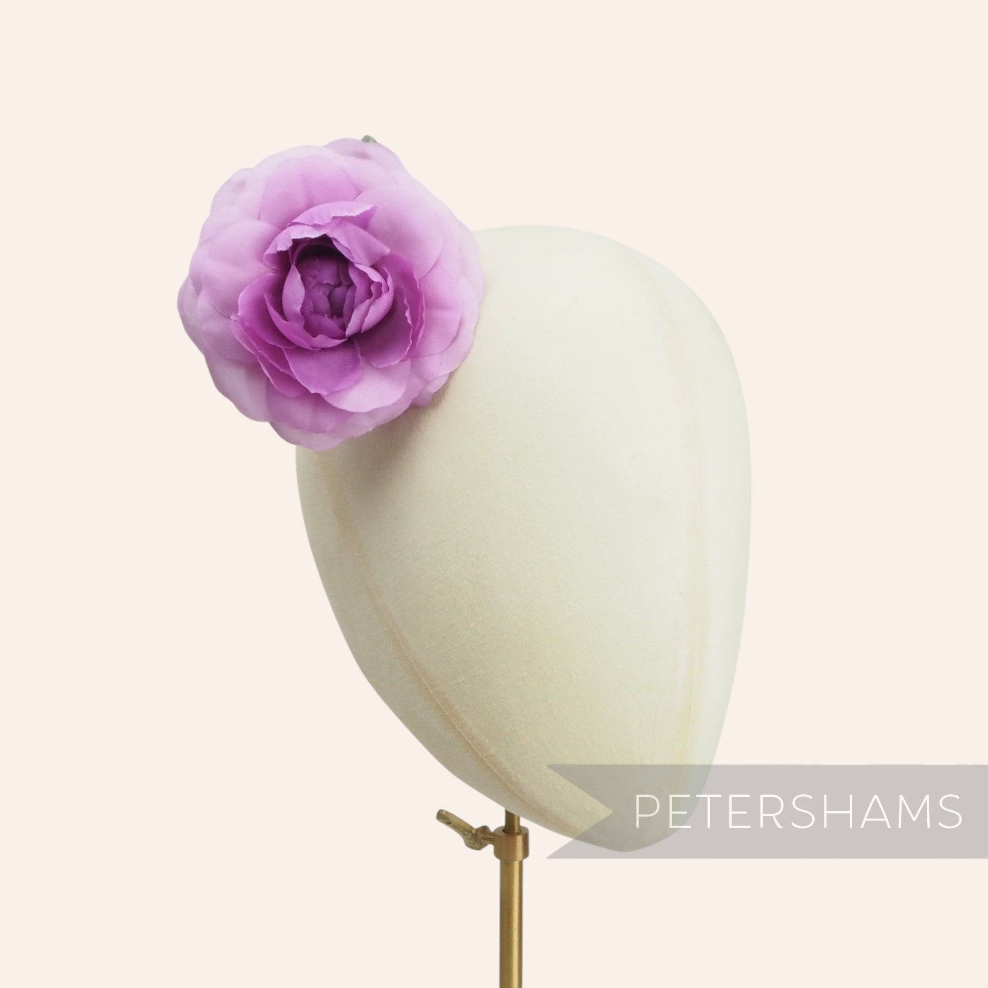'Wendy' Camellia Silk Flower Millinery Hat Mount
