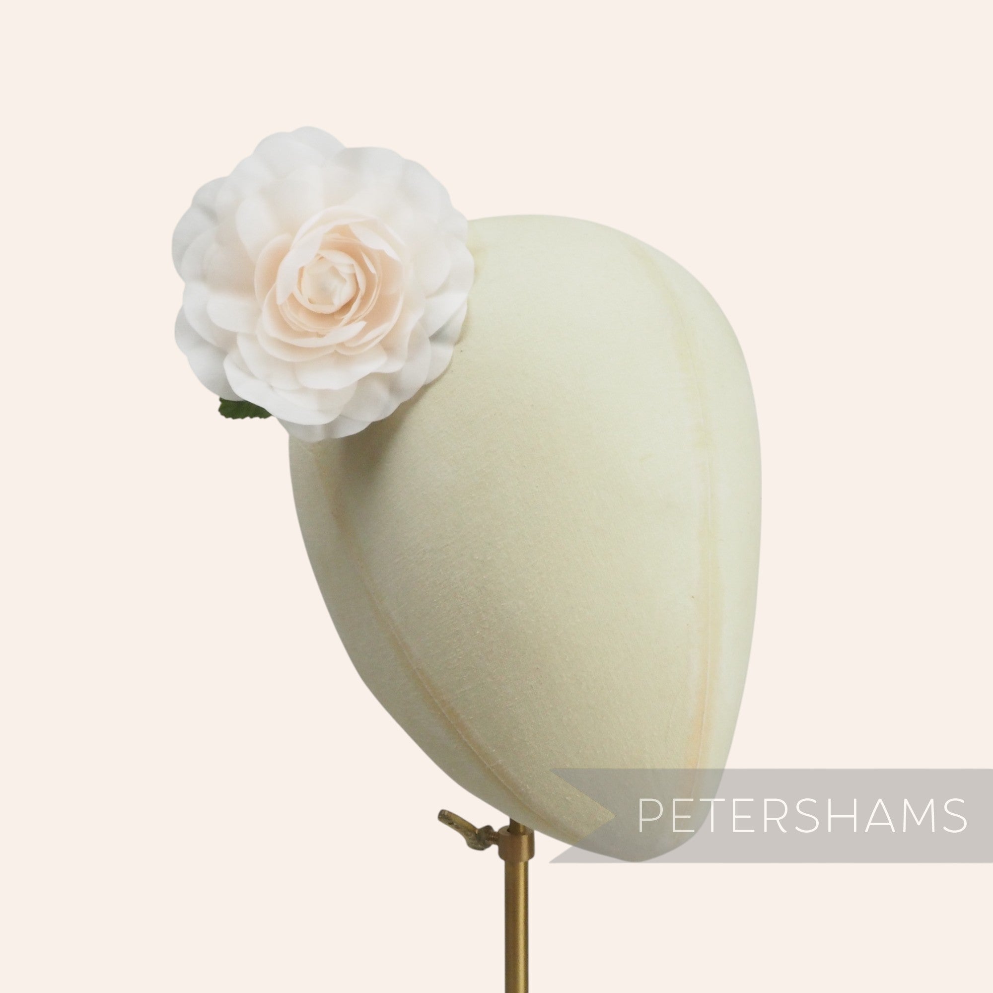 'Wendy' Camellia Silk Flower Millinery Hat Mount