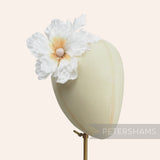 'Donna' Silk Satin 13cm Poppy Flower Millinery Mount