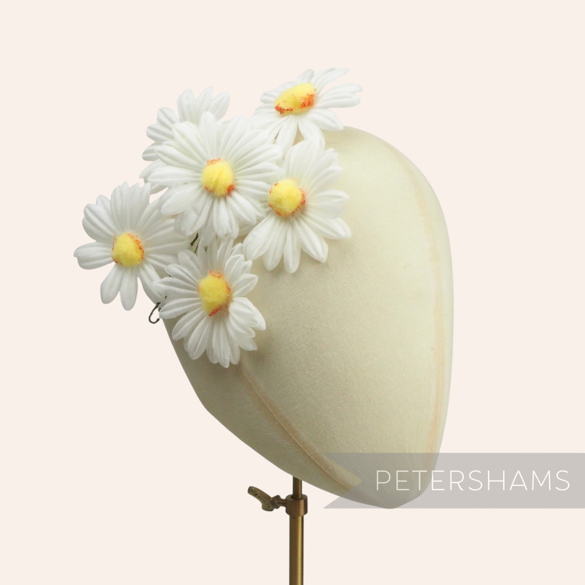 'Theresa' Vintage 1950/60s Wired Japanese Daisy Flowers - 6 stems