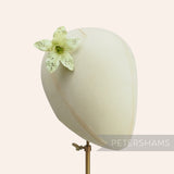 'Christina' Petite Suede Finish Wired Orchid Hat Mount