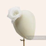 'Rhonda' Frilly Silk Millinery Flower Hat Mount