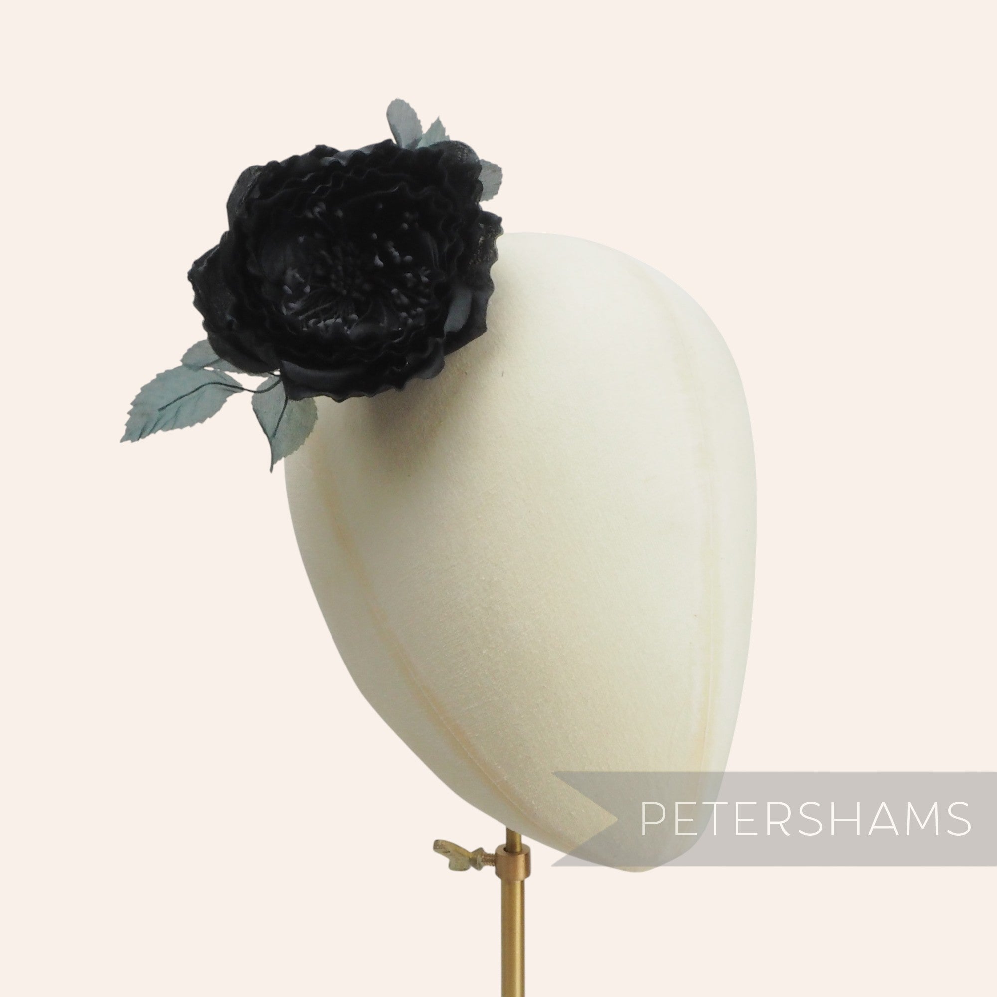 'Rhonda' Frilly Silk Millinery Flower Hat Mount
