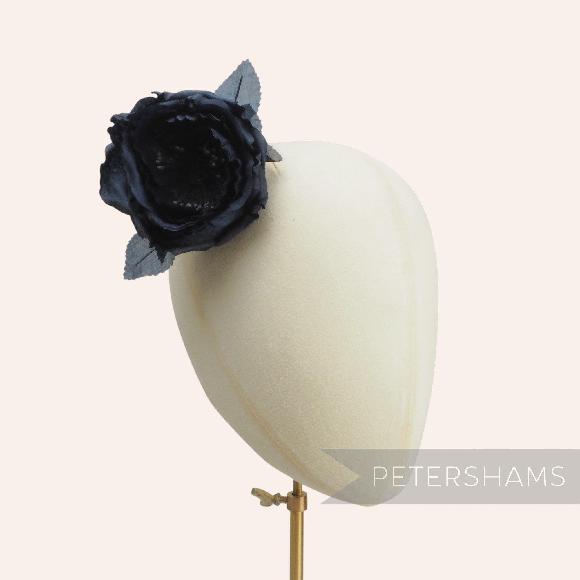 'Rhonda' Frilly Silk Millinery Flower Hat Mount