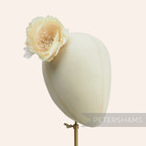 'Rhonda' Frilly Silk Millinery Flower Hat Mount