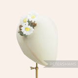 'Terri' Vintage Daisy Wired Flower Millinery Mount