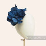 'Mary' Velvet Poppy Millinery Flower Hat Mount