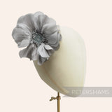 'Camille' Large 14cm Silk Poppy Millinery Flower Mount