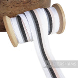 25mm No.5 Traditional Stripe Millinery Petersham Hat Ribbon - 1m