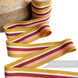 35mm Traditional Stripe Millinery Petersham Hat Ribbon - 1m