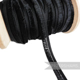 Vintage Teeny Tiny Soft Looped Black Fringe Trim - 1m