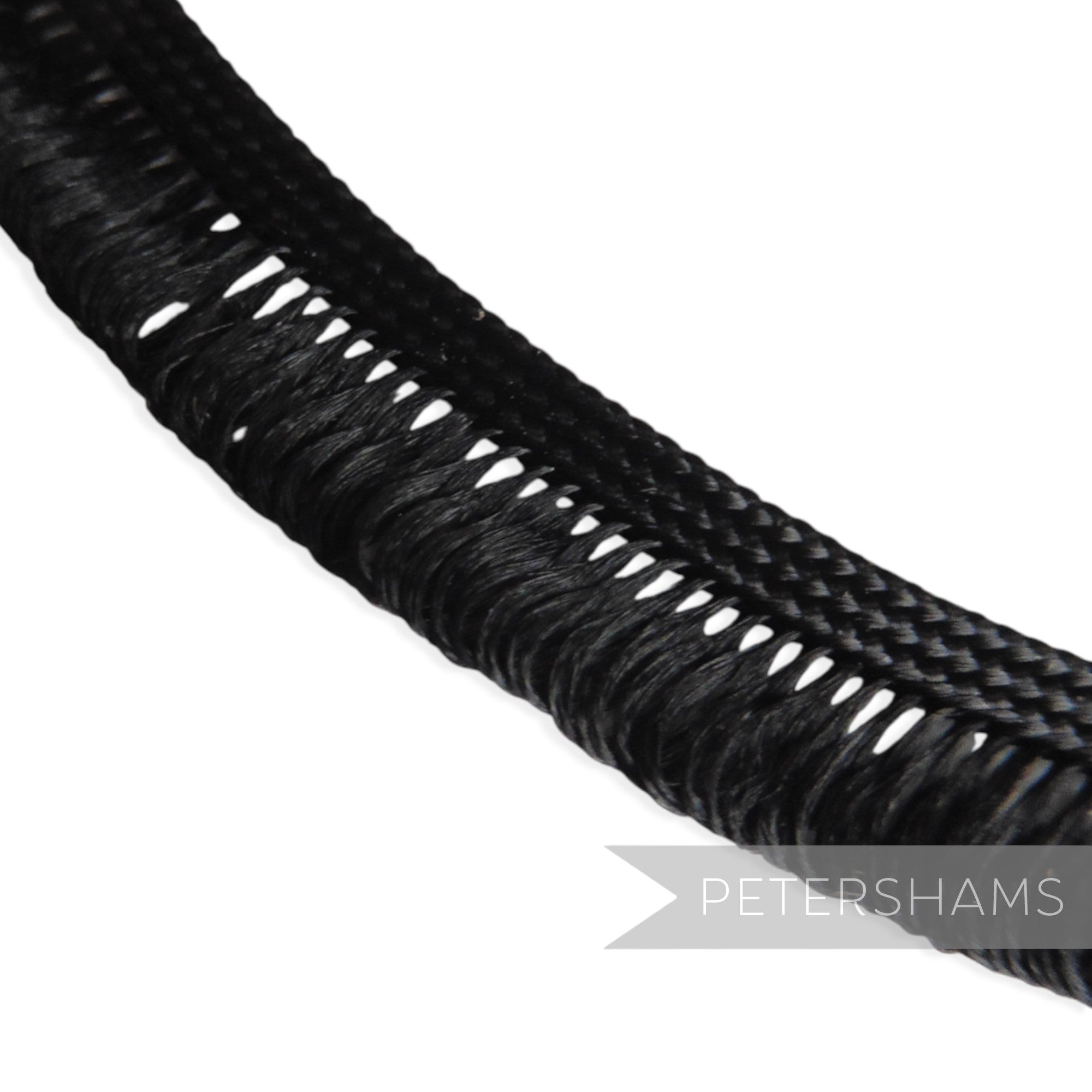 Vintage Teeny Tiny Soft Looped Black Fringe Trim - 1m