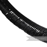 Vintage Teeny Tiny Soft Looped Black Fringe Trim - 1m