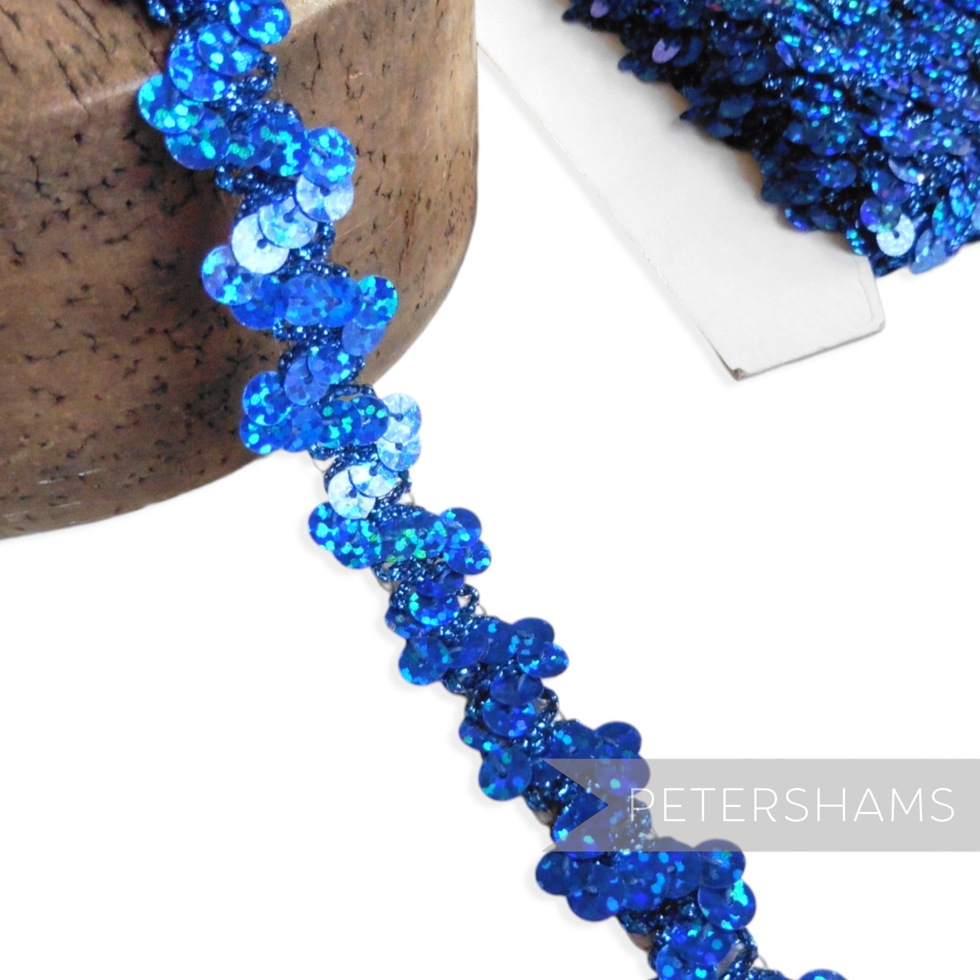 Zig Zag Sequin and Metallic Lurex Trim - 1m