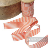 25mm No.5 Simple Striped Millinery Petersham Hat Ribbon - 1m