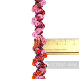 Zig Zag Sequin and Metallic Lurex Trim - 1m