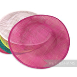 'Maggie' 34cm Large Oval Sinamay Fascinator Hat Base