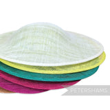 'Maggie' 34cm Large Oval Sinamay Fascinator Hat Base