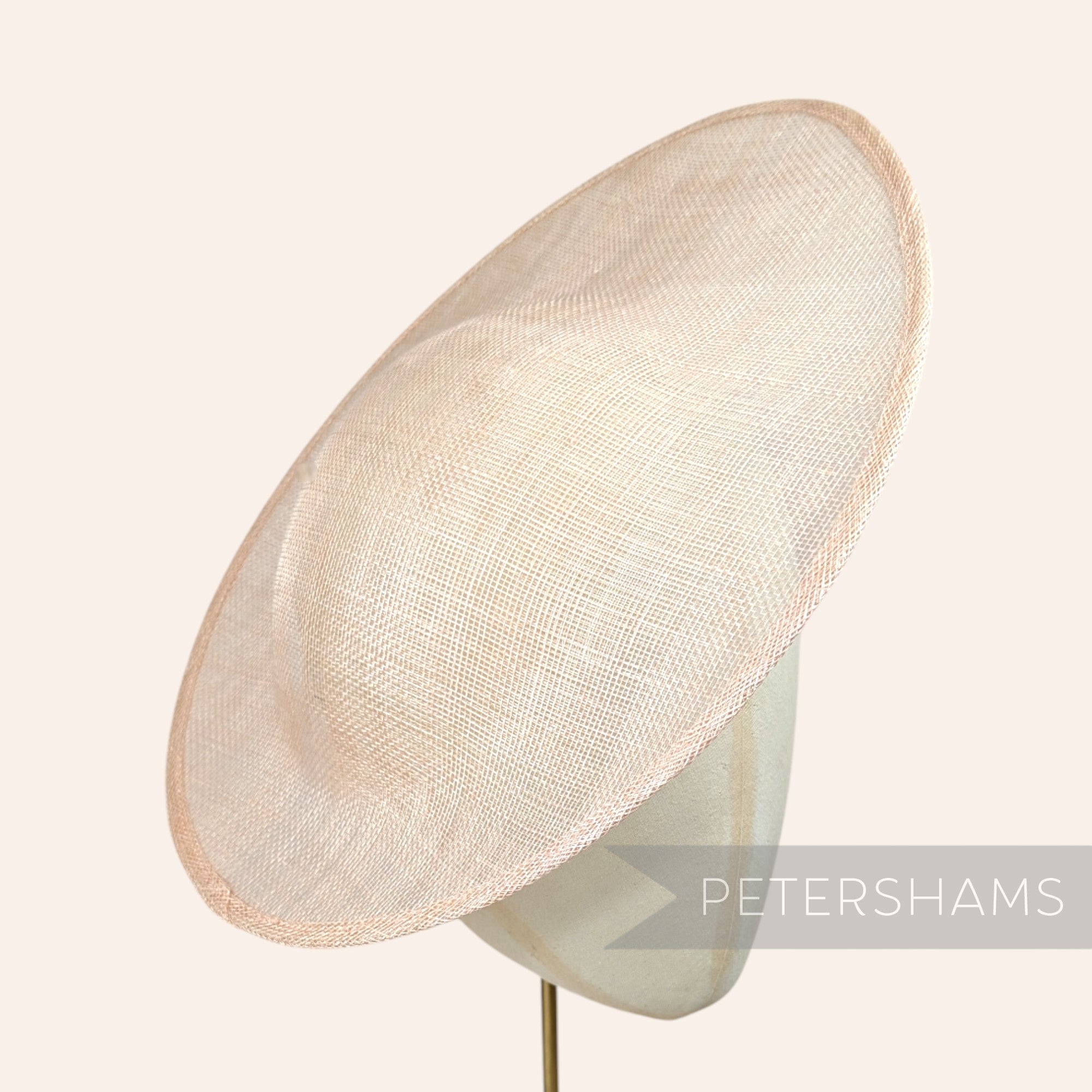 'Maggie' 34cm Large Oval Sinamay Fascinator Hat Base