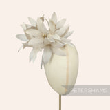 'Kay' Large Goose Feather Pom Flower Millinery Hat Mount